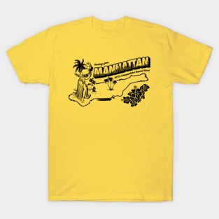 Manhattan - NYC's Overpopulated Tropical Island T-Shirt